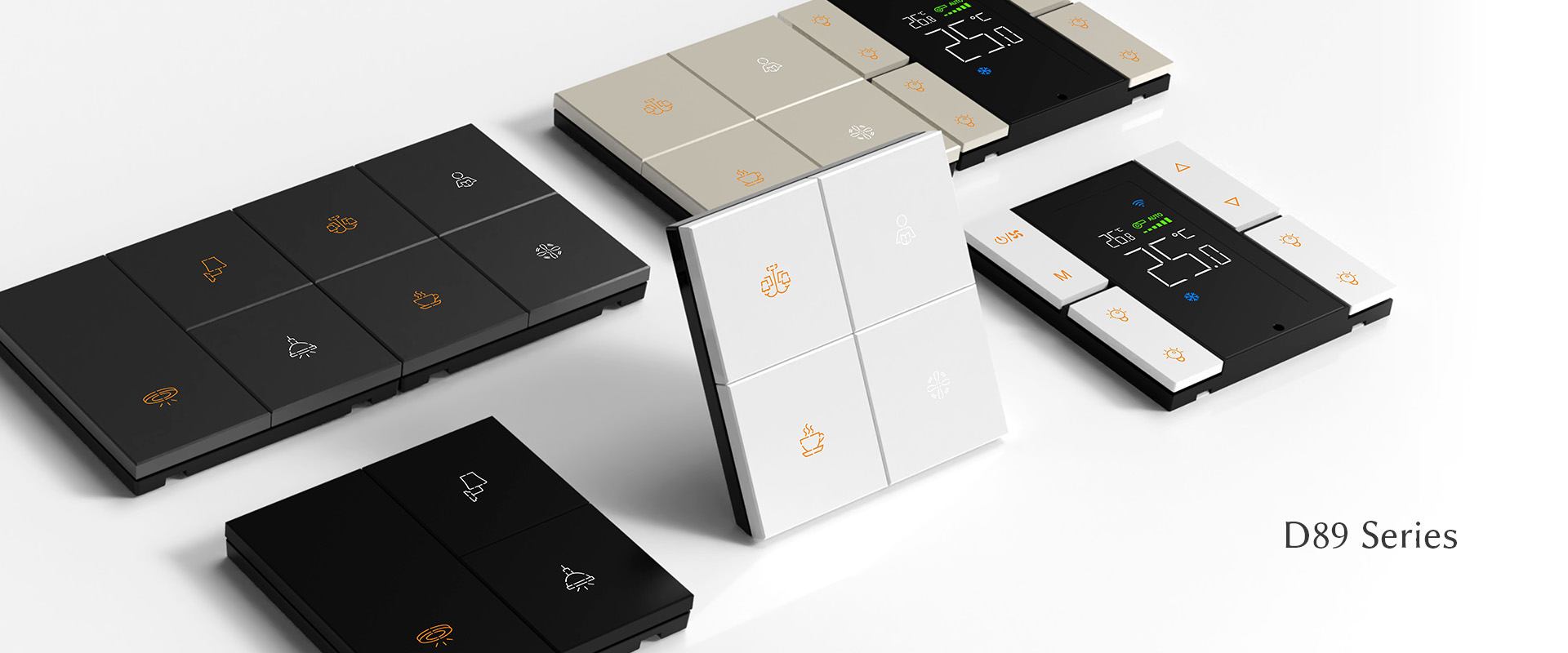 hotel switch panel, smart thermostat, RS485 switch, hotel room control system, smart wall panel, HVAC thermostat, smart scene switch, luxury hotel control panel, temperature control panel, intelligent switch system