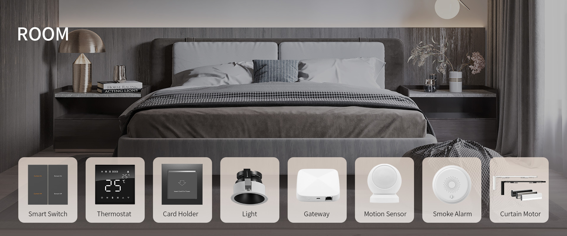 hotel room smart devices configuration