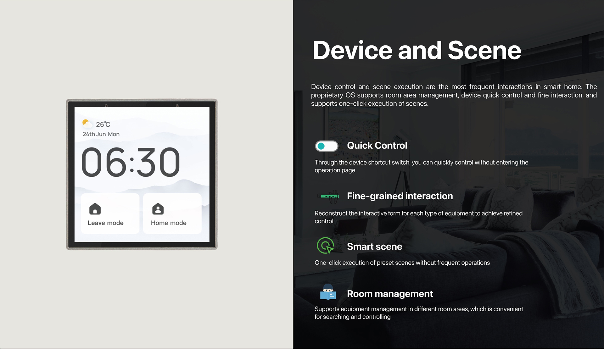 Smart home device and scene control interface on Zigbee smart control panel.jpg