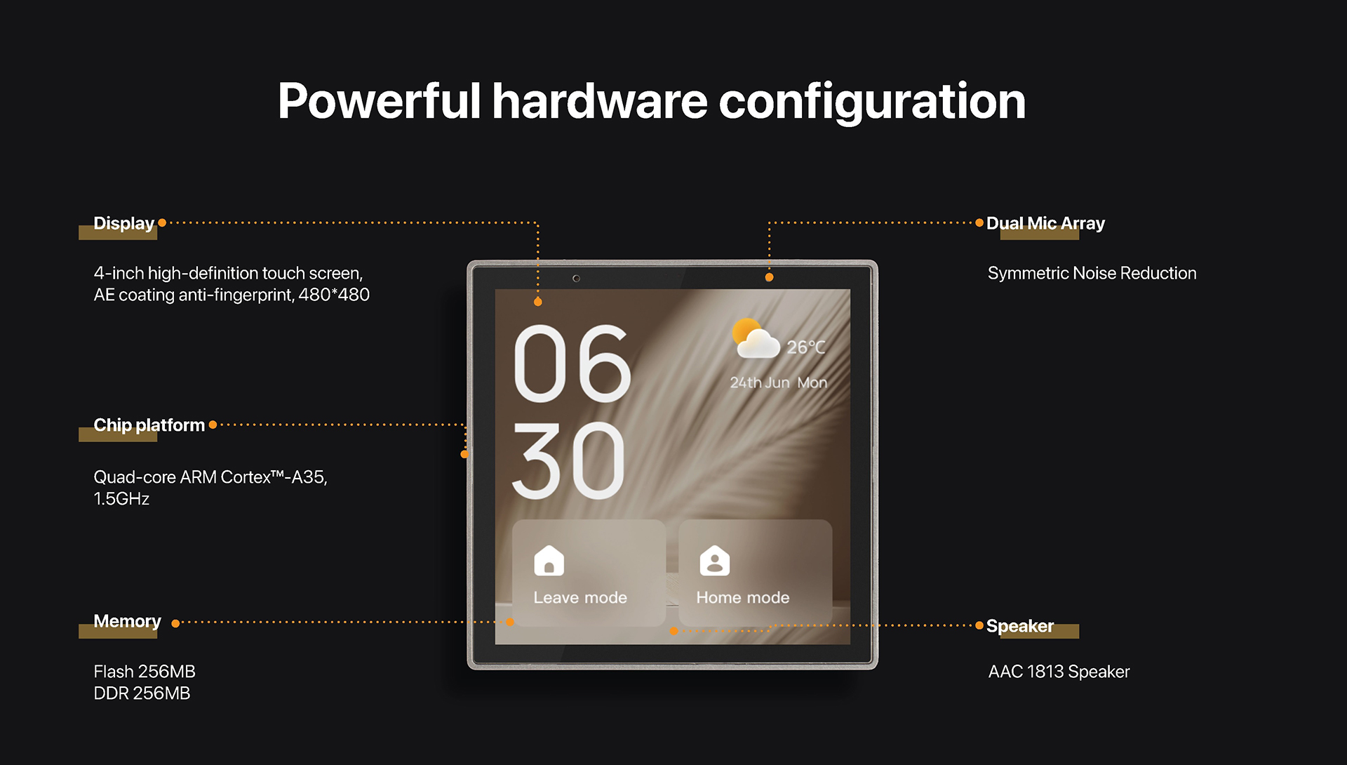 4 inch Zigbee smart control panel with HD touch screen and built-in microphone array.jpg